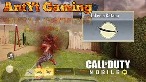 Call of duty mobile Takeo’s Katana’ Operator Skill gameplay by M3rCゞMaran