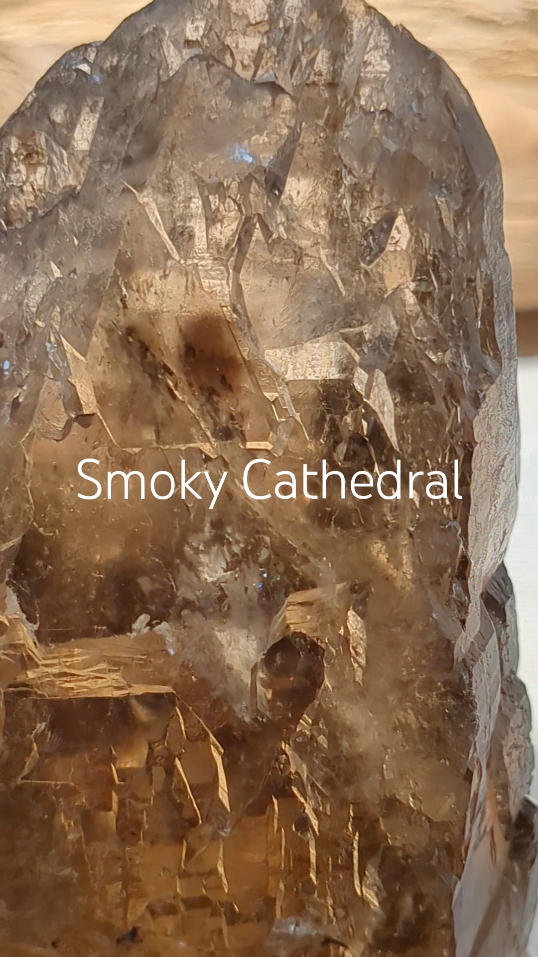 スモーキー・シトリン Surubim Quartz セルフヒールド 大地の癒し