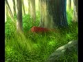 一瞬で森の中の絵が出来上がる様子　landscape painting #shorts