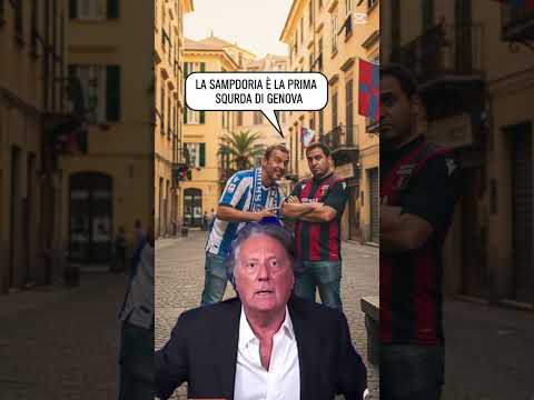 Video Reazione da parte di un tifoso del Genoa, all' affermazione da parte di un tifoso della Sampdoria