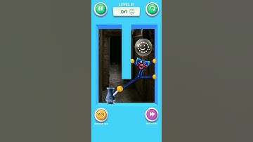 Huggy Stretch Game - All Levels 21 #shorts