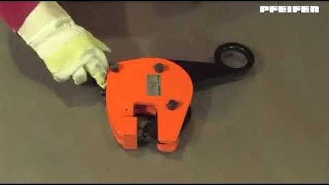 PFEIFER clamp Model AST-S: horizontal transport, girders in horizontal position