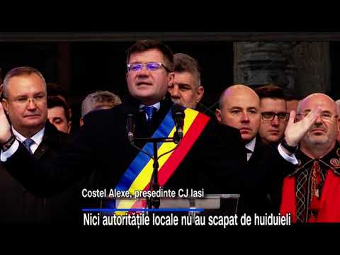 Nici autoritățile locale nu au scapat de huiduieli