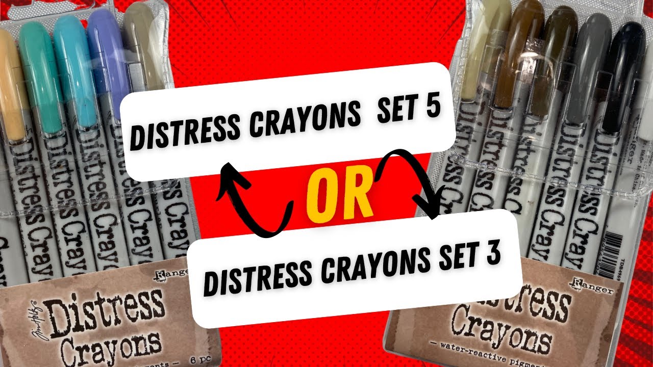 Distress Crayons Background - Nina-Marie Design