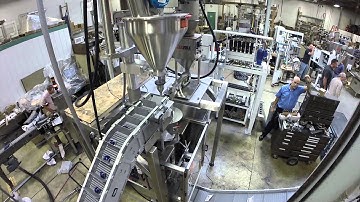 Integrated System | Vibratory Filler - A/1200 Vertical Form Fill & Seal Bagger | Ice Pack