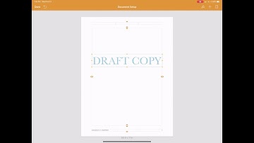 How To Watermark Documents in Pages for Mac and iOS