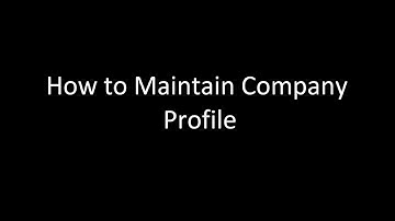 MILLION STOCK CONTROL SYSTEM | How To Maintain Company Profile (Tutorial Video) | IPOHONLINE
