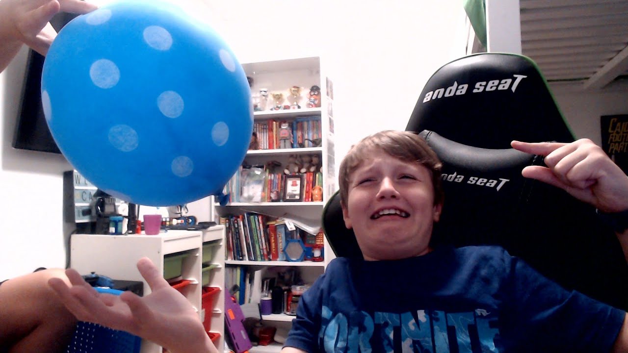 being stupid with balloons - YouTube