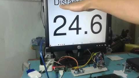 Measuring distance using SR04 with raspberry pi