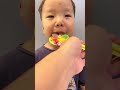 Cute boy vs. Candy thief! 🤣#FunnyBaby #CuteKids #CandyChallenge