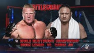 Full Match - Brock lesnar vs Samoa Joe - WWE Great  of Fire Match