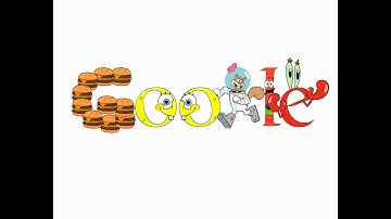 SpongeBob intro but every word is a radom Google image.
