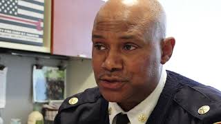 DC's Bravest honor Assistant Fire Chief Derron Hawkins during Black History Month