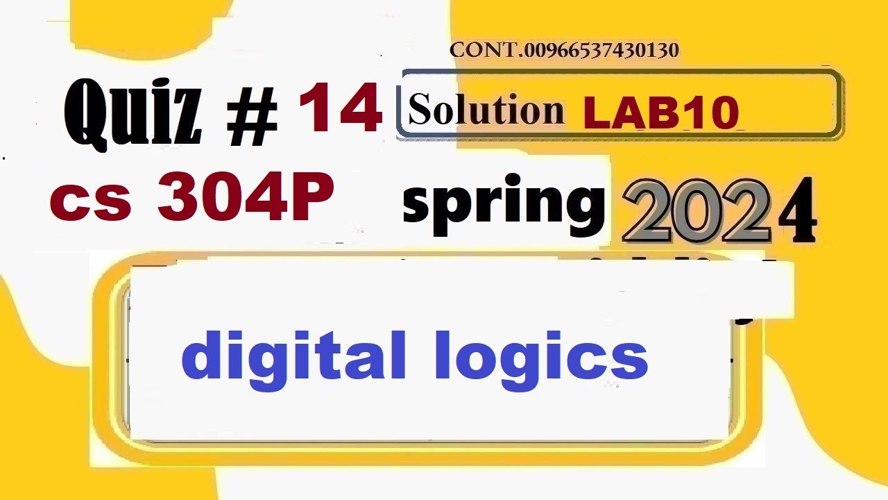 cs 304P quiz 14 solution spring 2024|cs304P quiz 14 lab 10 solution ...