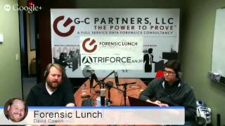 Forensic Lunch 6/13/14