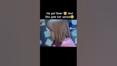 He got fever 🤒 and she gets her period🥺#shorts#fallingintoyoursmile#cdrama#kdrama#love#trending#2024