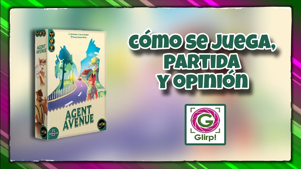 Agent Avenue 🤓 Cómo se juega + partida a 2 + reseña 👥