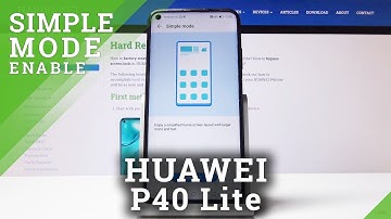 How to Enter Simple Mode in HUAWEI P40 Lite – Easy Mode