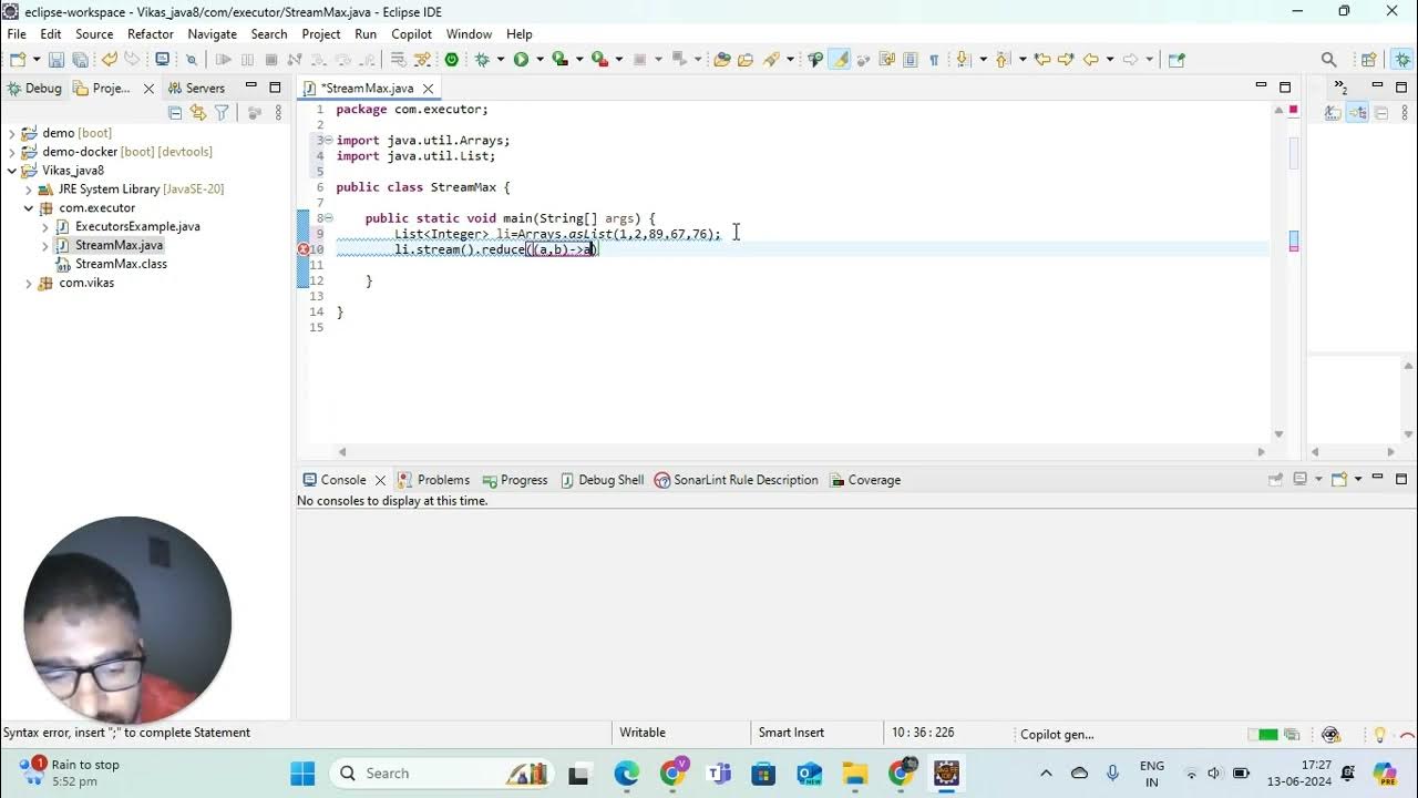 Finding Max Number from a List of numbers Using Stream API 💡 - YouTube