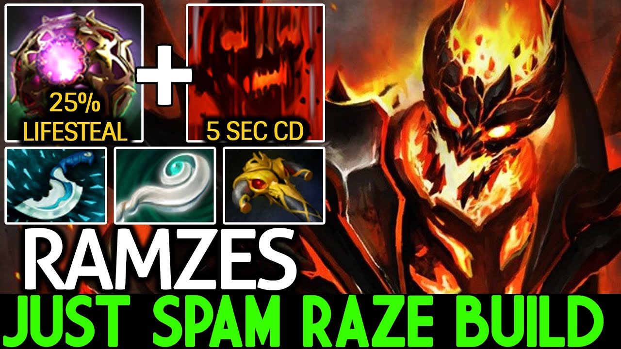 Ramzes Shadow Fiend Just Spam Raze Build Wtf Gameplay 7 21 Dota