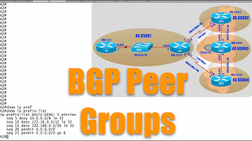 BGP Peer Groups