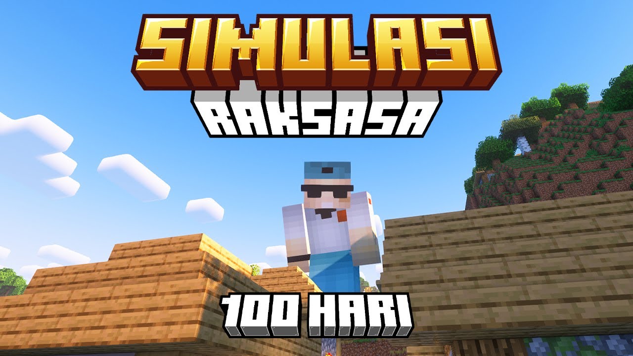 Simulasi Menjadi RAKSASA di Minecraft 100 hari !!!