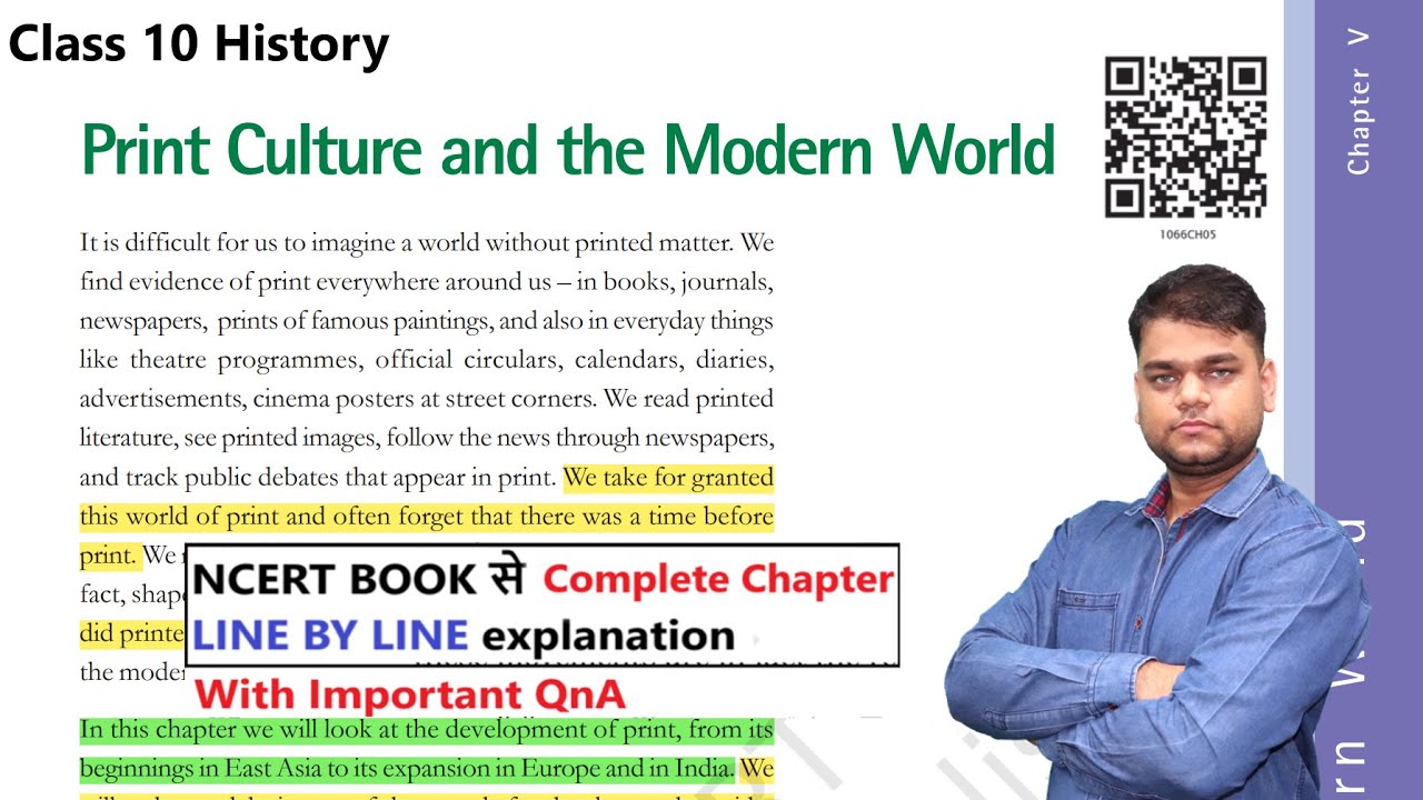 Print Culture And Modern World Class 10 History Chapter 5 Full 