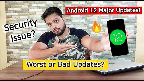 Android 12 new features | Android 12 major update | Android 12 developer preview