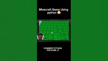 Minecraft Game Using Python 😳🧑‍💻 #shorts #minecraft #developer