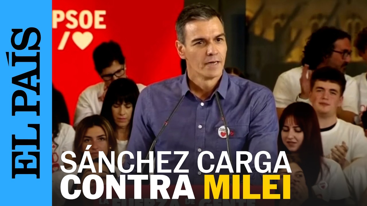 ►Sánchez equipara a Feijóo y Abascal con Javier Milei