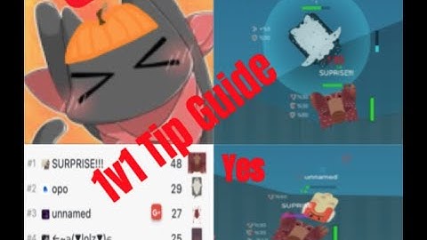 10 Simple Tips and Tricks in Deeeep.io 1v1 | My First Video!