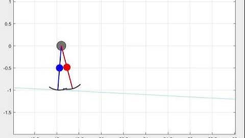 Passive Dynamic Walker with arc-shaped feet