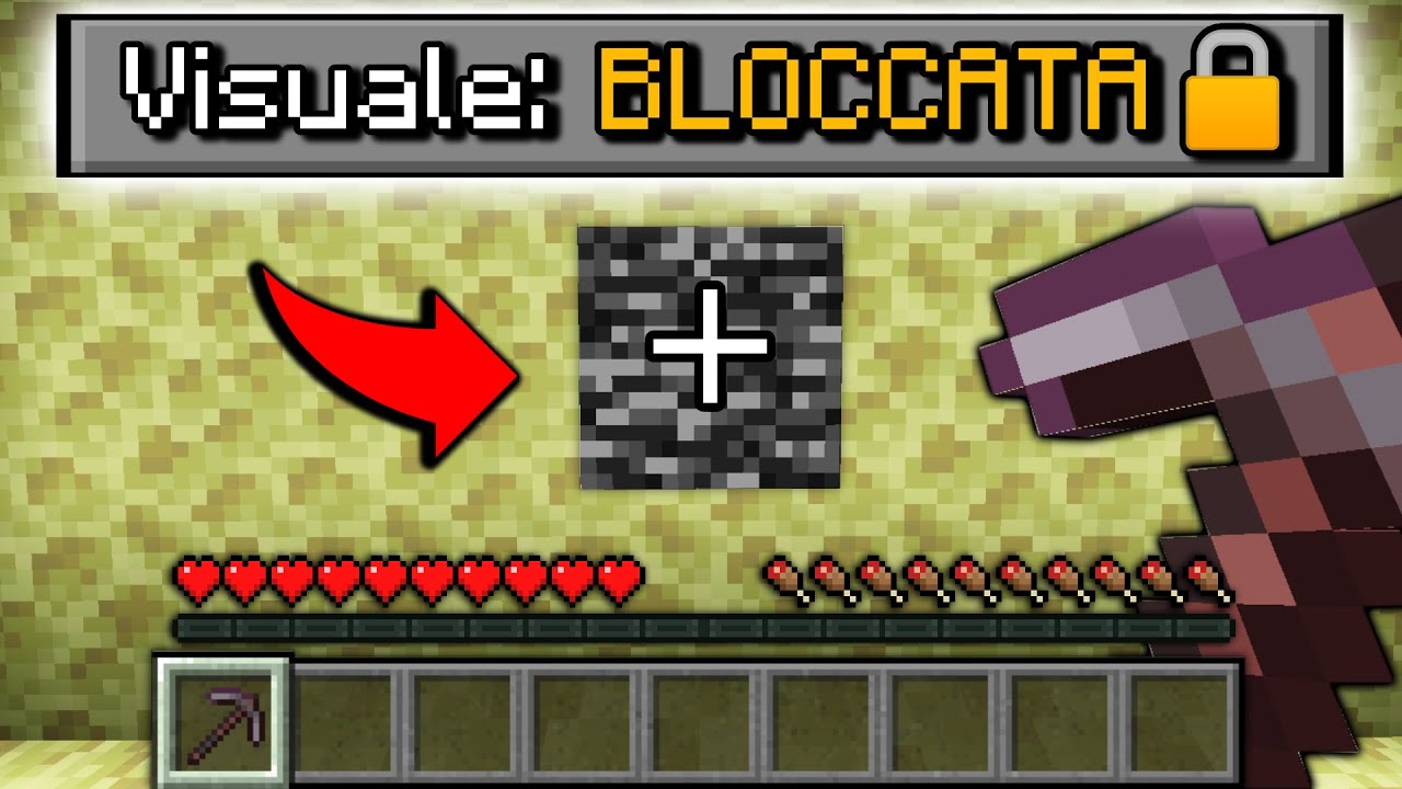 È possibile finire Minecraft SENZA MUOVERE LA VISUALE?