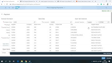 Step by Step Process to perform Post Payments to vendor using S/4HANA | TCode for Post payment FIORI