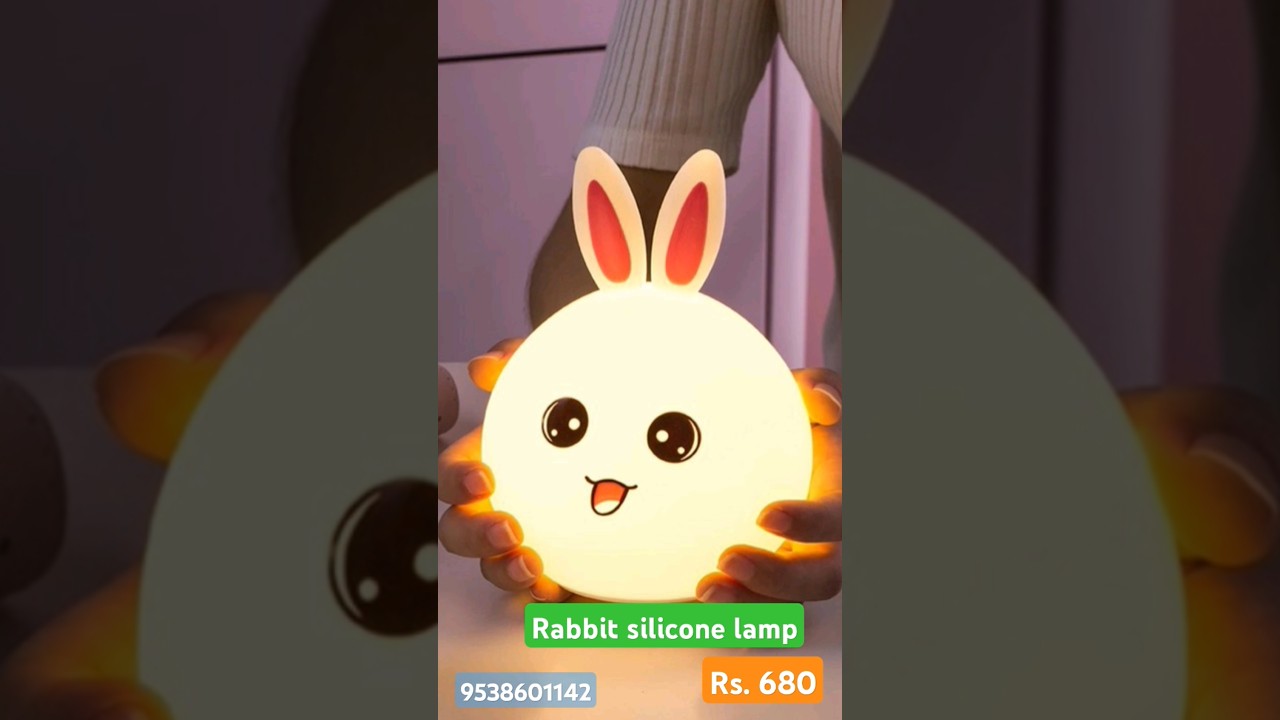 Rabbit silicone lamp