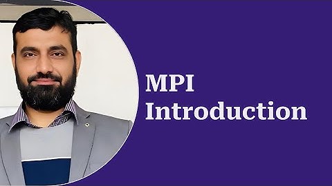 MPI | Message Passing Interface | Parallel & Distributed Computing | Lecture # 6 | Urdu & Hindi