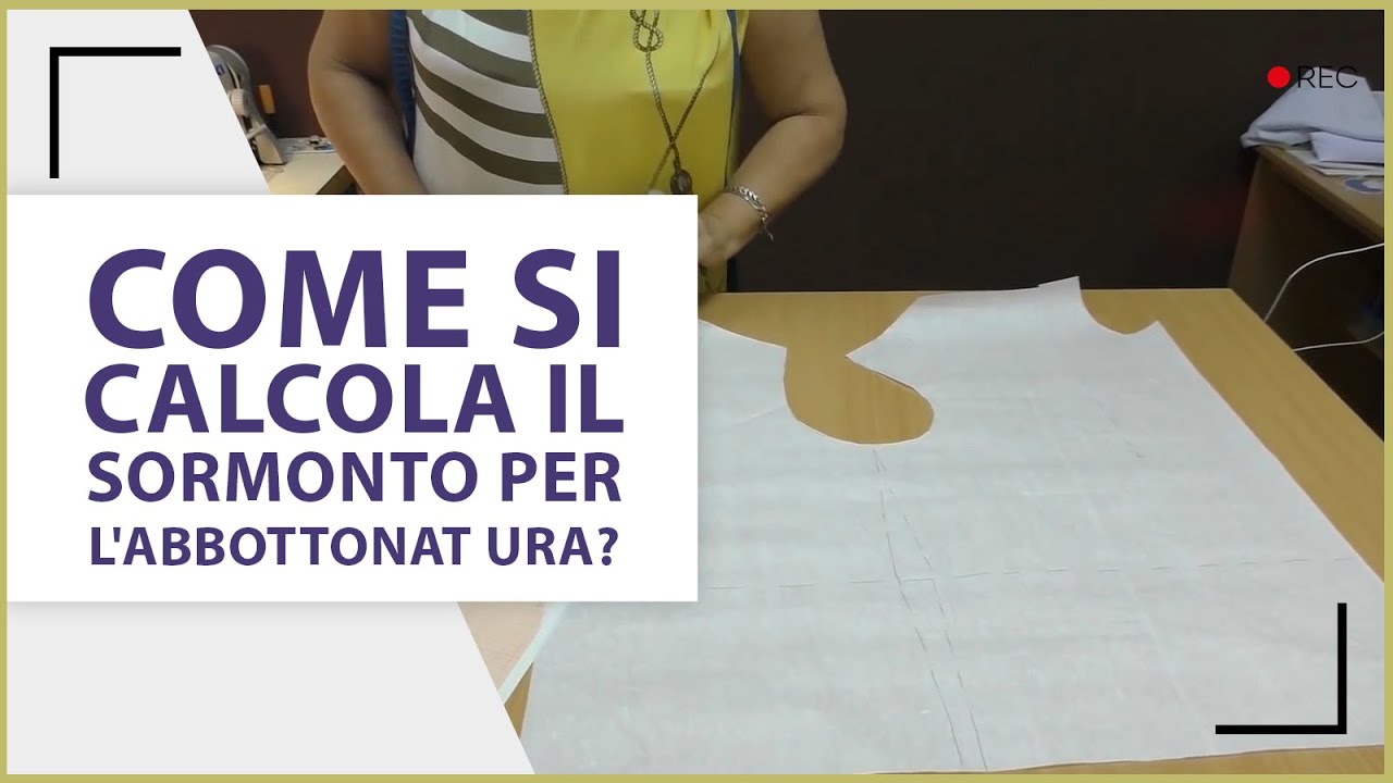 Come calcolare il sormonto per fare i capi con abbottonatura davanti, dietro o laterale.