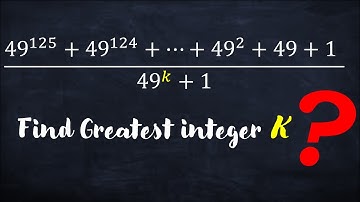 #MathUnusual | Factor of the SUM | 49^k +1