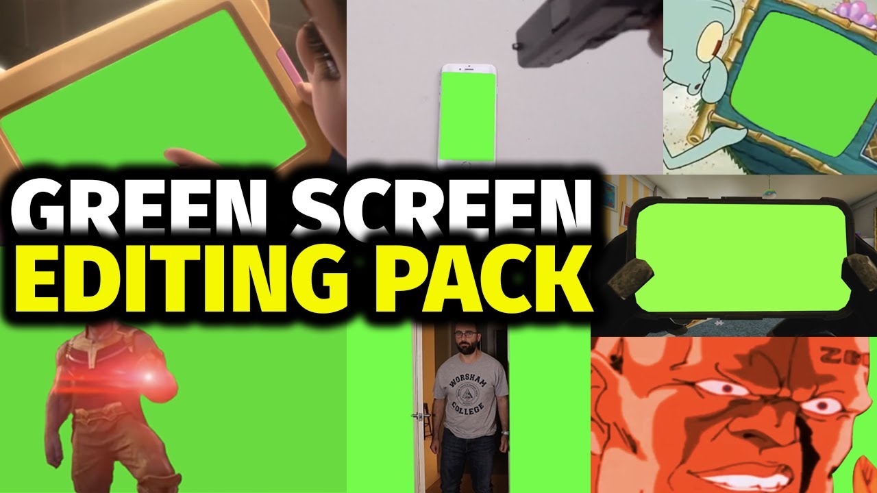 Mega Chroma Key Pack | Green Screen Editing Pack | Free Download - YouTube