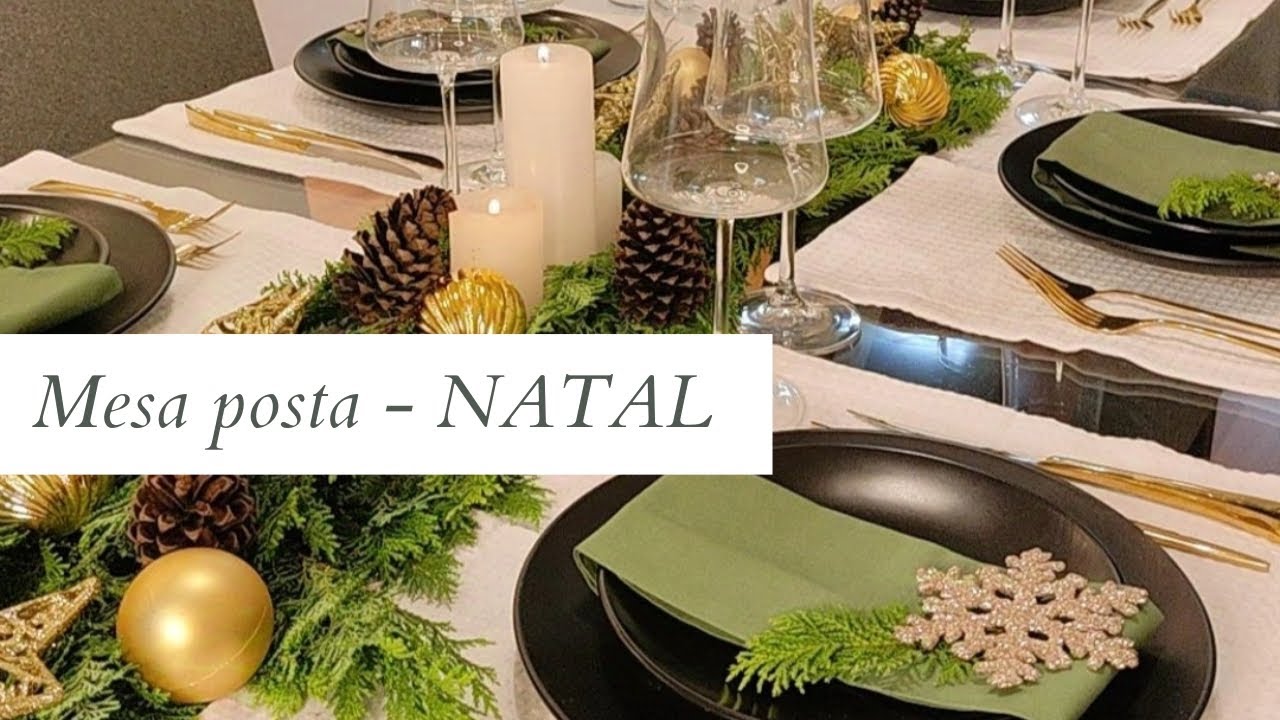 Como montar mesa posta de Natal moderna | MULHERES ATUAIS