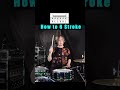 How to Play 6Stroke Roll rudiments 6ストロークロールのやり方 #drums #rudiments #drumlessons