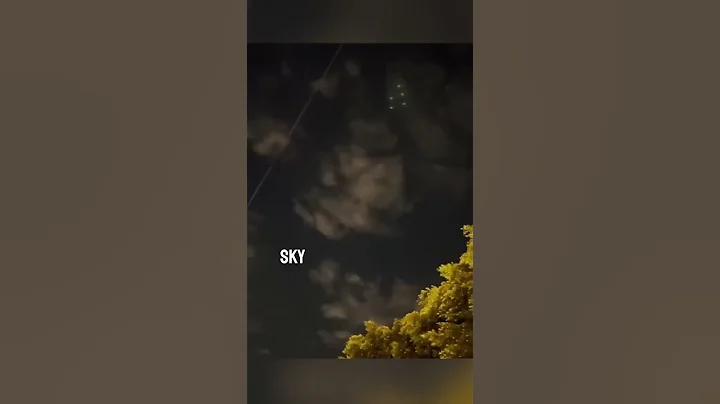 They filmed UFOs in the sky 😱