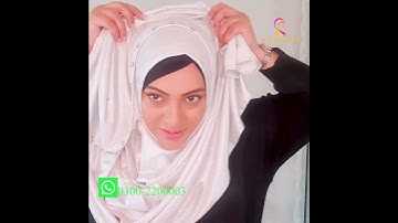 DOUBLE LOOP HIJAB SILVER AND GOLD | WINTER FORMAL COLLECTION | HIJABEAZE BY UROOJ