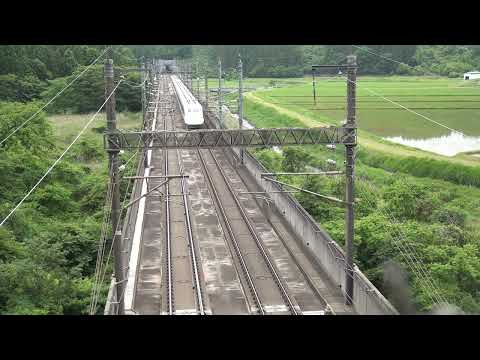 東北新幹線 那須塩原-新白河 ２００系色Ｅ２系 下り通過 2022.06.15