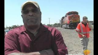 BNSF Employee Special Train Stops in Amarillo