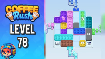 Coffee Rush: Block Jam - Level 78 – Puzzle Game Walkthrough & Solutions | Mobile Gameplay 