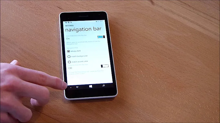 #DuckTip: Navigation bar Windows Phone 8.1 (english)