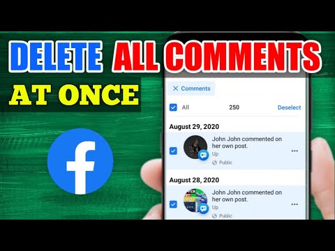 How to Delete ALL COMMENTS on Facebook at Once (2022)