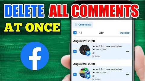 How to Delete ALL COMMENTS on Facebook at Once (2025)