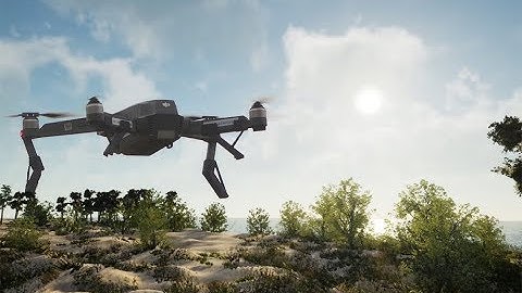 High-precision topography and vegetation models with drones